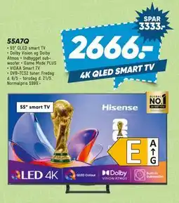 Bilka Hisense 55A7Q tilbud