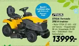 Bilka STIGA Tornado 398 H traktor tilbud