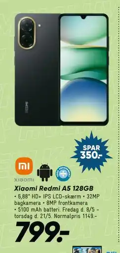 Bilka Xiaomi Redmi A5 128GB tilbud