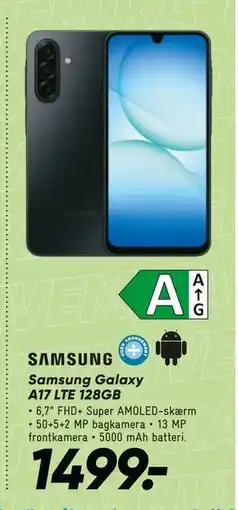 Bilka Samsung Galaxy A17 LTE 128GB tilbud