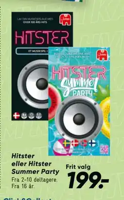 Bilka Hitster eller Hitster Summer Party tilbud