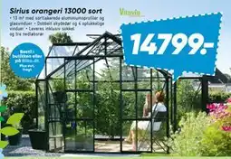 Bilka Sirius orangeri 13000 sort tilbud