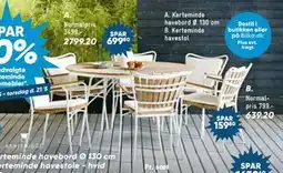 Bilka Kerteminde havebord tilbud