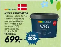 Bilka Dyrup vægmaling tilbud