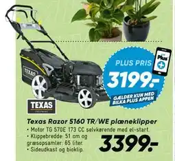 Bilka Texas Razor 5160 TR/WE plæneklipper tilbud