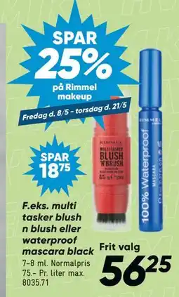 Bilka SPAR 25% på Rimmel makeup tilbud