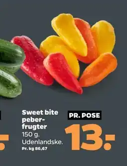 Netto Sweet bite peberfrugter tilbud