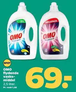 Netto OMO flydende vaskemiddel tilbud