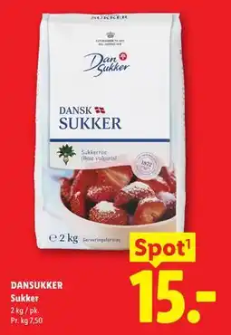 Lidl DANSUKKER Sukker tilbud