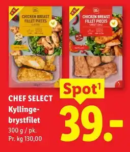 Lidl CHEF SELECT Kyllingebrystfilet tilbud