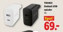 Lidl TRONIC Dobbelt USBoplader tilbud
