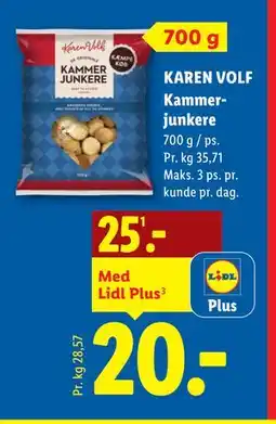 Lidl KAREN VOLF Kammerjunkere tilbud