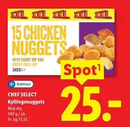 Lidl CHEF SELECT Kyllingenuggets tilbud