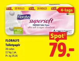 Lidl FLORALYS Toiletpapir tilbud