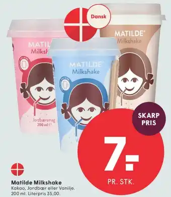 SPAR Matilde Milkshake tilbud
