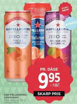 MENY Sanpellegrino sodavand tilbud