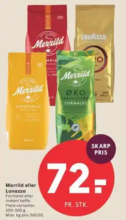 SPAR Merrild eller Lavazza tilbud