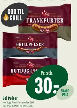 Min Købmand Pølser tilbud