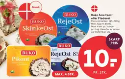 SPAR Buko Smelteost / Flødeost tilbud