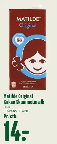 Min Købmand Matilde Original Kakao Skummetmælk tilbud