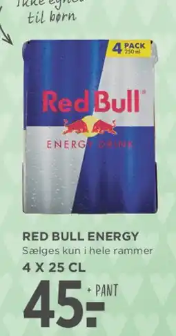 MENY Red Bull Energy (4-pack) tilbud