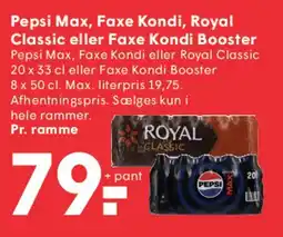 SPAR Pepsi Max / sodavandsramme (flere varianter) tilbud