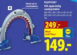 Lidl PLAYTIVE XXL oppustelig vandsprinkler tilbud