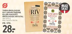 MENY Them økologisk - Riv / Havarti Krystal tilbud