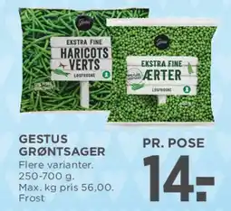 MENY Gestus grøntsager tilbud