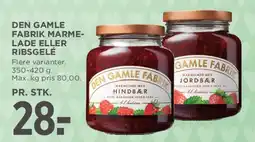 MENY Den Gamle Fabrik marmelade tilbud