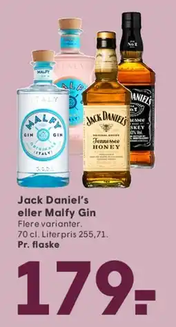 SPAR Jack Daniel's eller Malfy Gin tilbud