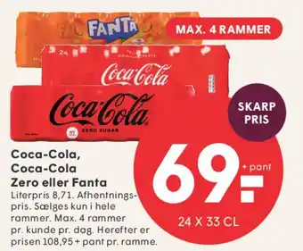 SPAR Coca-Cola, Coca-Cola Zero eller Fanta tilbud