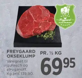 MENY Freygaard okseklump tilbud