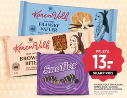 MENY Karen Volf - småkager, bites og vafler tilbud