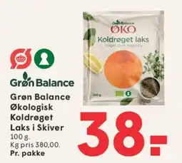 SPAR Grøn Balance Økologisk Koldrøget Laks i Skiver tilbud