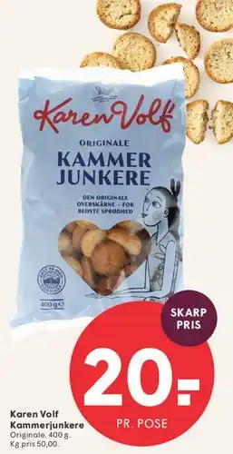 SPAR Karen Volf Kammerjunkere tilbud