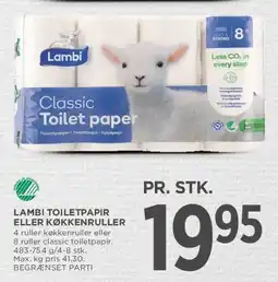 MENY Lambi Classic Toilet paper / Household paper tilbud