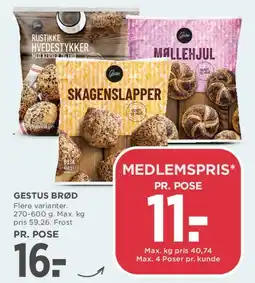 MENY Gestus brød tilbud