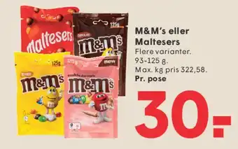 SPAR M&M's eller Maltesers tilbud
