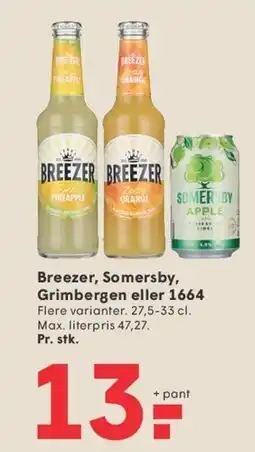 SPAR Breezer, Somersby, Grimbergen eller 1664 tilbud