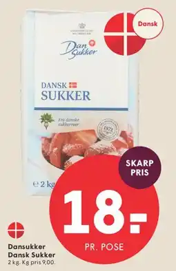 SPAR Dansukker Dansk Sukker tilbud