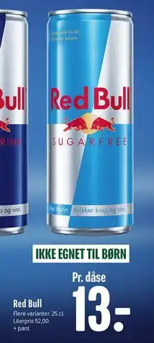 Min Købmand Red Bull Sugarfree tilbud