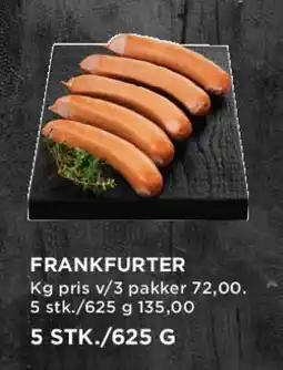MENY Frankfurter tilbud