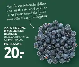 MENY Aarstiderne Økologiske Blåbær tilbud