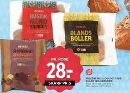 MENY Meyers økologiske brød eller wienerbrød tilbud