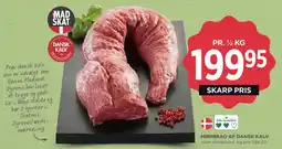 MENY Mørbrad af dansk kalv tilbud