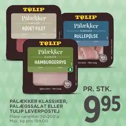 MENY Tulip pålæg / pålækkker tilbud