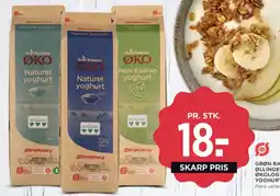 MENY Grøn Balance Økologisk yoghurt tilbud