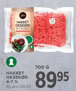 MENY Hakket oksekød 4-7% tilbud