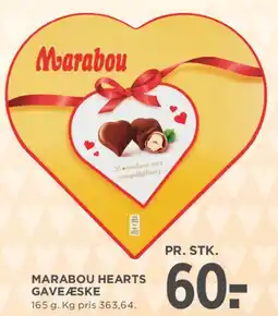 MENY Marabou Hearts gaveæske tilbud